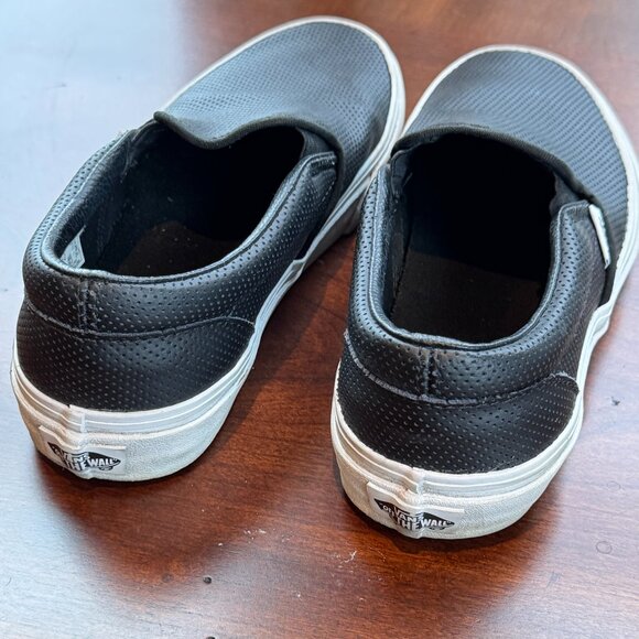 Vans Asher Black Slip-On Sneaker Shoe - Picture 4 of 12